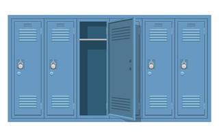 School Blue Locker